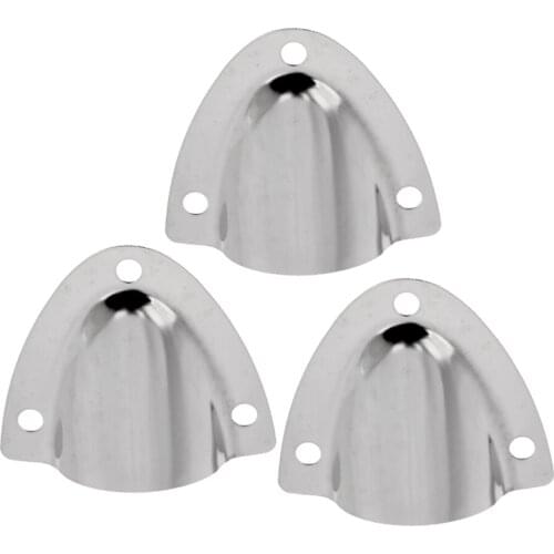 Pieces of 3 Stainless Steel 316 Clam Shell Vent Boat Marine Hardware