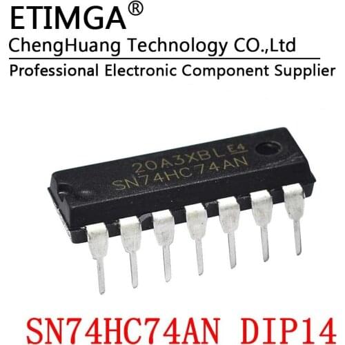 5PCS/LOT SN74HC74N SN74HC74AN HD74HC74P DIP-14