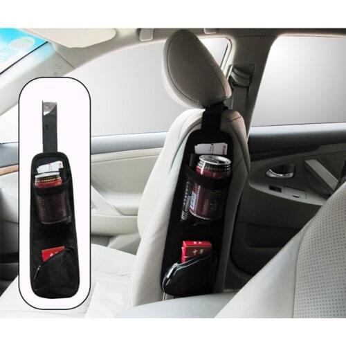 LOEN Car Seat Storage Bag Car Organizer For Stowing Tidying Auto Seat Side Bag Hanging Pocket Bags Nylon Sundries Holder
