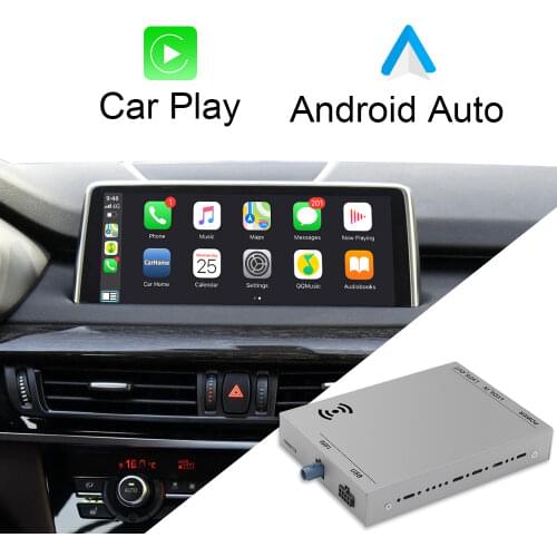 ISUDAR Wireless Carplay Android Auto Module AI Box For BMW F10 F20 F30 E60 E70 E81 E90 X1 X3 X5 X6 CIC NBT EVO System USB Camera