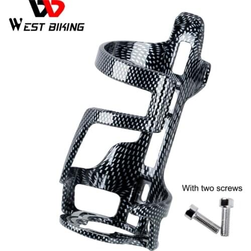 WEST BIKING Bicycle Water Bottle Holder MTB Mountain Road Bike Carbon Fiber Bottle Cage Cycling Drink Water Bottle Rack Holder
