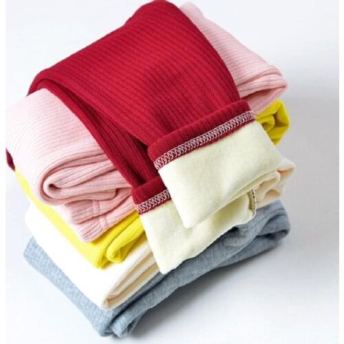 Childrens Pants Autumn Winter Pants Korean Pure Cotton Girs Leggings Thick Warm Pants