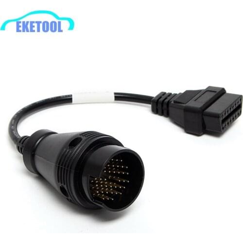 Truck Diagnostic For Iveco 38Pin to 16Pin Cable Connector For Iveco 38 Pin Truck Heavy Duty OBD OBD2 Extension Cable Adapter