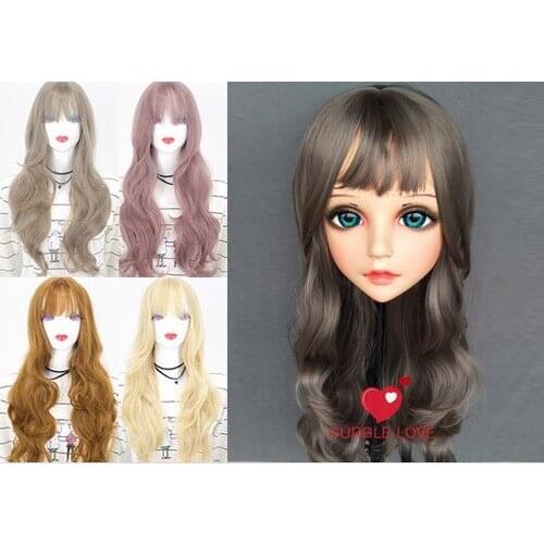 DM-WIG14) Resin Japan Anime Kigurumi Cosplay Mask Lolita Crossdressing BJD Masks' WIG 70cm