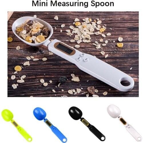 500g/0.1g LCD Display Digital Kitchen Measuring Spoon Electronic Digital Spoon Scale Mini Kitchen Scales Baking Supplies