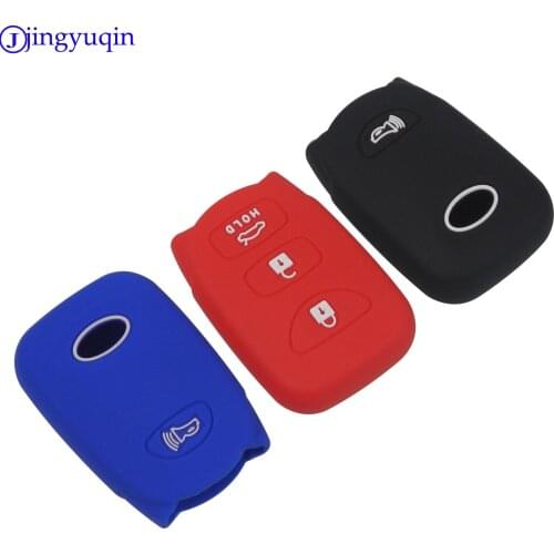 Jingyuqin 3 Buttons remote control silicone rubber car key protector for Fiss Elantra long moving box