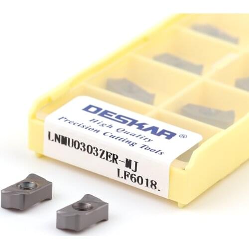 LNMU0303ZER-MJ LF6018 CNC Turning Tool Lathe Machining Milling Carbide Insert Double Sided Fast Feed High Quality Original Blade