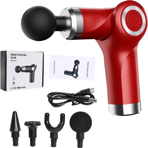 Deep Muscle Relaxation Exercise Massage Gun Body Weight Lose Vibrator Electric Massager Device Portable Fitness Equipment Design