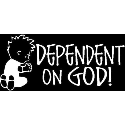 Cute Christian Car Stickers Personalized Car Stickers Pvc Car Stickers Windows Suitable for Various Models Black/white 16*11CM