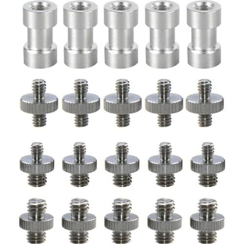 New design 20pcs 1/4" 3/8" Thread Screw Bolt Mixture Set for Camera Cage Rig
