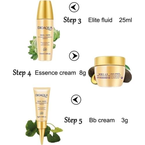5pcs Whitening Moisturizing Anti Wrinkle Essence Lotion Eye Cream BB Day Creams 40JD