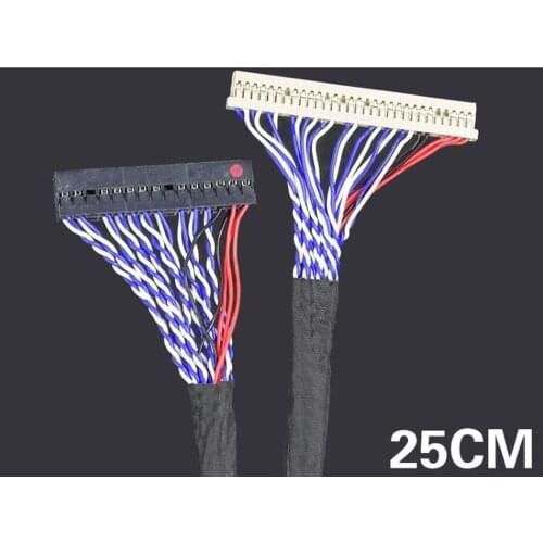 LQ156M1LG21 G156HTN02.0 LCD panel cable DF14H-30P-1.25H 1.25 mm 30P dual 8 LVDS Cable laptop lcd led driver board