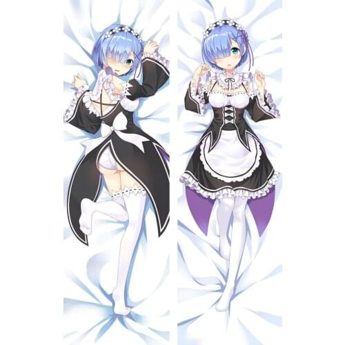 Re Zero kara Hajimeru Isekai Seikatsu Rem Hugging Body Pillow Case Cover Bedding Pillowcases 71006