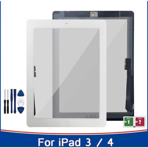 New Touch Screen Panel For iPad 3 4 iPad3 iPad4 A1416 A1430 A1403 A1458 A1459 A1460 ToucnScreen Digitizer Sensors Glass repair