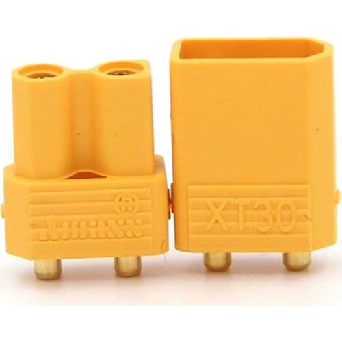 Brand New XT30 Plug Connectors Aeromodelling Car Boat Model Connector Connecting Line Gold Plated Battery Connectors