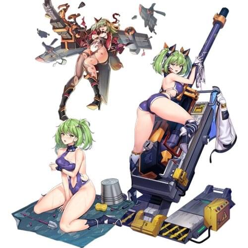 Three Ratels CA35 GS-130 Phoenix Last Origin sticker For car bike motorcycle laptop motorcycle helmet wall sticker decals