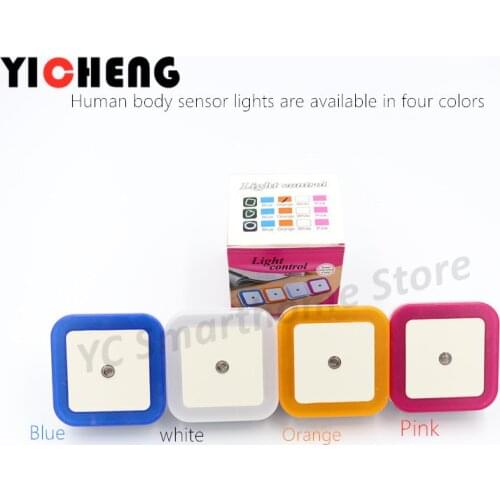 EU US Intelligent LED induction lamp square ring night lamp lamp night light decoration de maison himalayan salt lamp