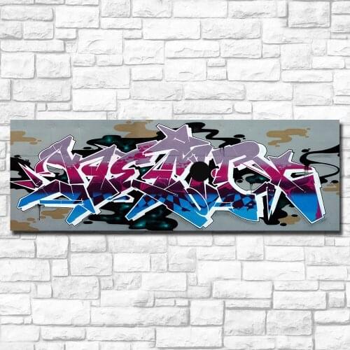 Wxkoil Fashion Street Graffiti Art SEASONS Wall Art Canvas Painting For Living Room Home Decor Oil Painting On Canvas Unframed
