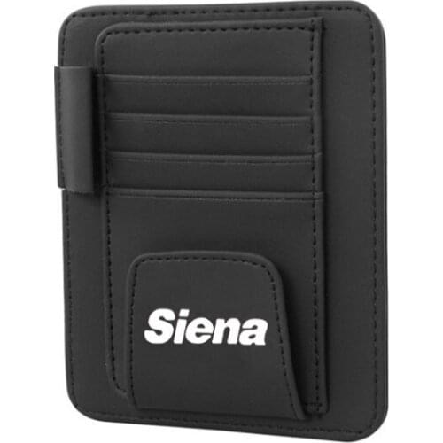 Pu Leather Visor Card Storage Sun Visor Organizer Tool Pouch Bag Card Storage Pen Storage Glasses Holder For Fiat Siena
