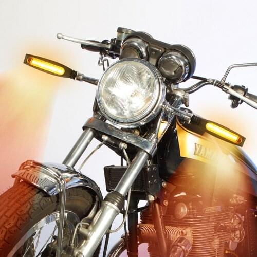 1 Pair Motorcycle Turn Signal Lights Motorbike Indicator Blinker Running Lamp Moto Tail Brake Lights Flowing Water Lamp