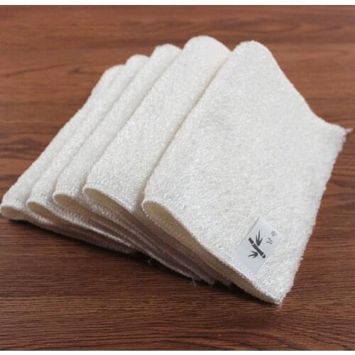 1PCs Hot Sale High Efficient Anti-grease Dish Cloth Bamboo Fiber Washing Towel Magic Kitchen Cleaning Wiping Rags kitchen towel
