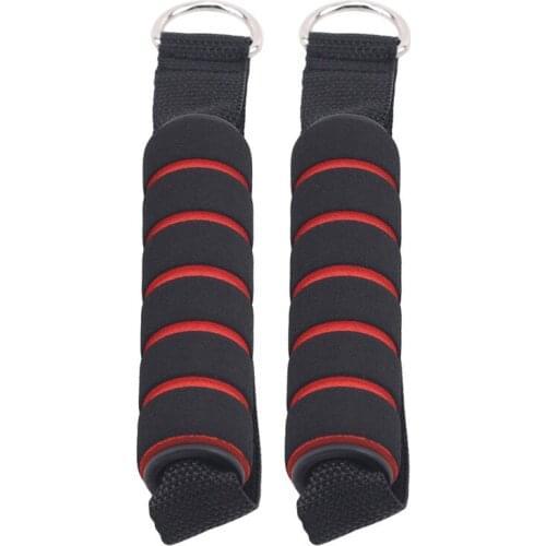 1PC Tricep Rope Cable Attachment Handle Bar Resistance Gym Training Band D-Ring Spring Pull Rope Cable Bar Elastic String