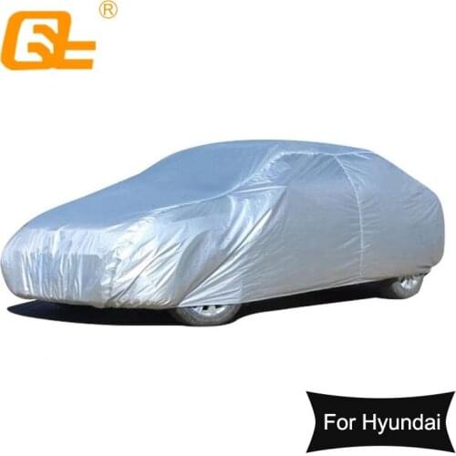 190T Waterproof Full Car Covers Outdoor sun uv protection dust rain snow protective for Hyundai santa fe tucson sonata tucson