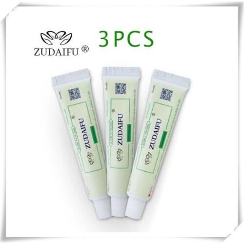 3pcs Zudaifu Skin Care Cream Skin Psoriasis Cream Dermatitis Eczematoid Eczema Ointment Treatment Psoriasis Cream
