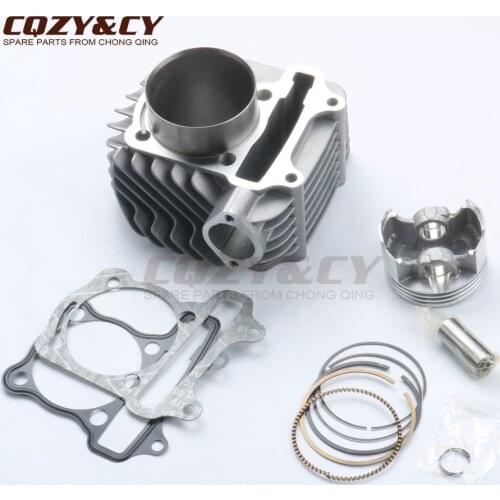 61mm / 15mm 4 Valves 180cc big bore Cylinder Set for GY6 152QMI 157QMJ 125cc 150cc 4V