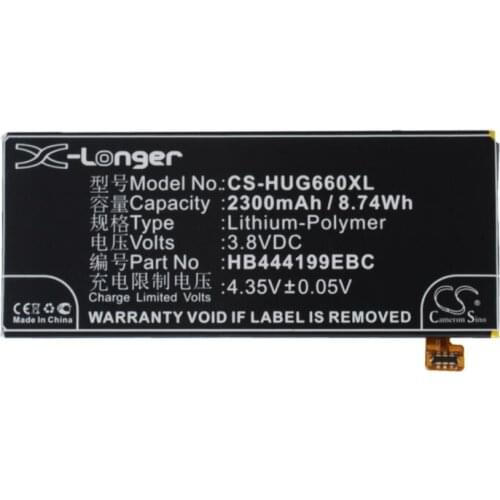 Cameron Sino 2300mAh battery for HUAWEI Ascend G660 G660-L075 G660-L75 HB444199EBC Mobile, SmartPhone Battery