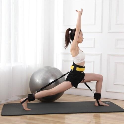 Fitness Accessories Bounce Trainer Rope Resistance Band Basketball Tennis Running Jump Leg Strength Training Strap Equipment