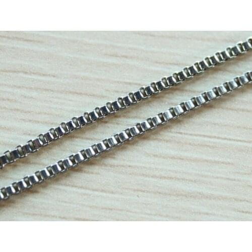 4 Meters Silver Color Tone Metal Venice chain 2mm Findings #22970