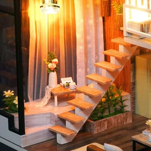 Miniature Mini LED Ceiling Lamp Set for 1/12 Dolls House Decorative Accs