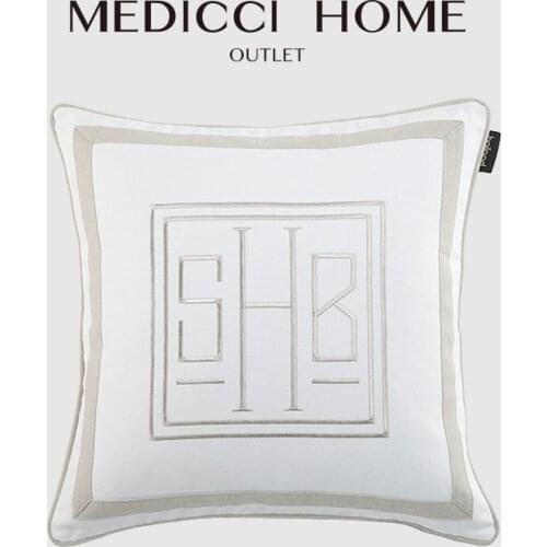 Medicci Home Modern Luxury Cushion Cover Beverly Hills Style Decorative Pillow Case Geometric Ethnic Gorgeous Pillowcase 45x45cm