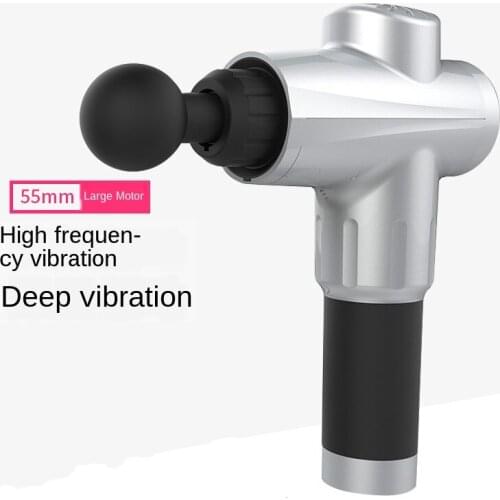 Cross Border New Style Household Electric Fascia Gun Relaxing Muscle Massage Gun Meridian Mitigate Pain Vibrating Massager