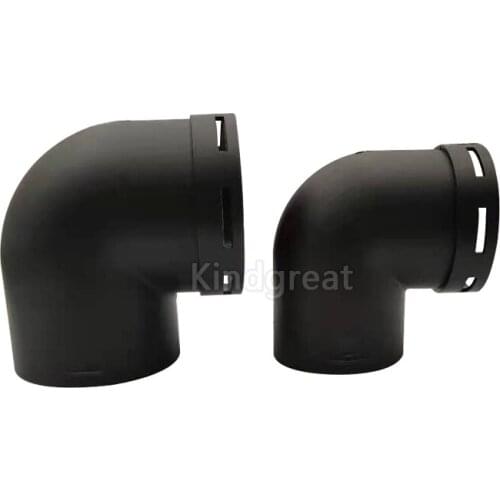 60/75mm Plastic L-Shaped Air Pipe Elbow Outlet Connector For Webasto Eberspaecher Diesel Parking Car Heater Accessories