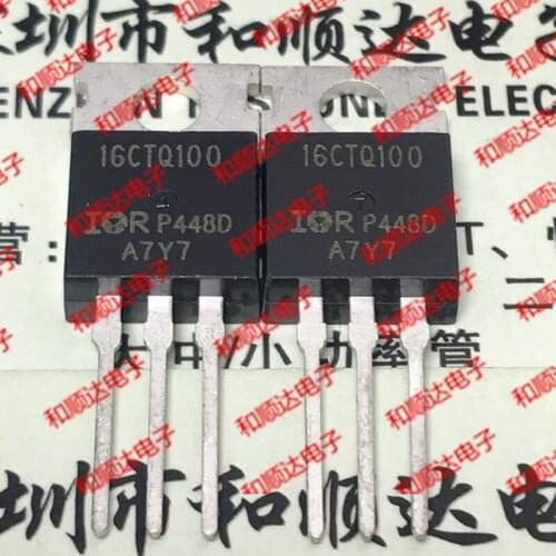 10pcs/lot 16CTQ100 new spot TO-220 16A 100V