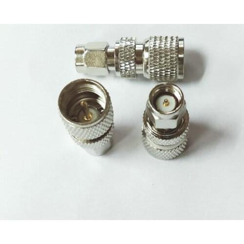 20pcs brass SMA Male to Mini UHF Male Straight Connector RF Coax New
