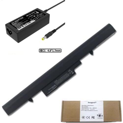2200mAh HSTNN-IB39 HSTNN-FB39 Laptop Battery + 18.5V 3.5A AC Charger For HP 500 520 434045-141 434045-621 434045-661 438134-001