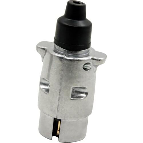 7 Way N Type Plug Connector for Trailer RV Plastic Housing Copper Contact Aluminum