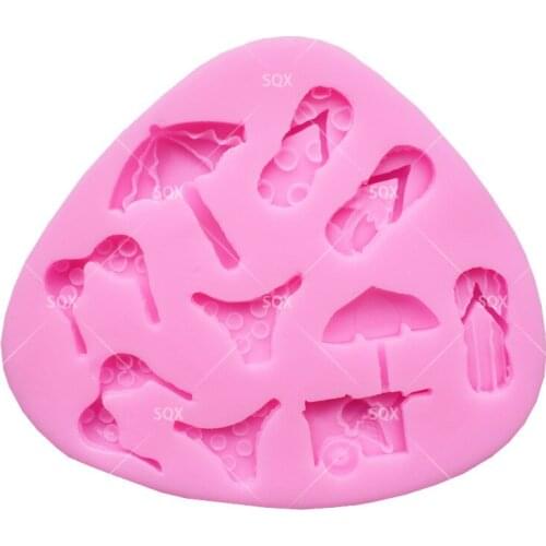 Bikini / Shoes Fondant Cake Baking Molds,Moule Silicone,Cake Decorating Tools Pastry Tools Kitchen Accessories SQ15346