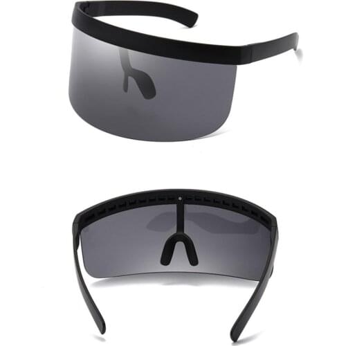 One-piece Hat, Large Lens, Anti-peeping, Anti-foaming, Anti-ultraviolet Protective Sunglasses