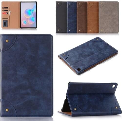 S6 Lite P610 Case for Samsung Galaxy Tab S6 Lite 10.4 tablet Flip Leather Stand Cover Funda Tab S6 Lite SM P610 P615 10.4" Case