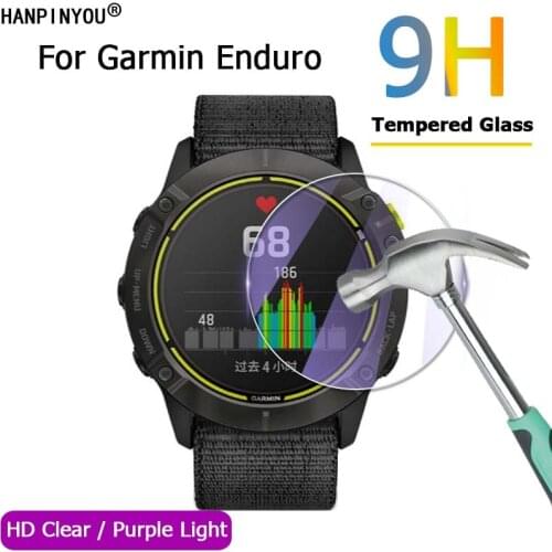 For Garmin Enduro Smart Watch HD Clear / Anti Blue Purple Light 2.5D Toughened Tempered Glass Film Screen Protector Guard