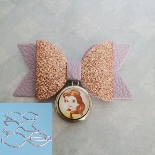 Exquisite bow tie, hairpin, ribbon, metal cutting template, craft paper template, scrapbook, card embossing, folder