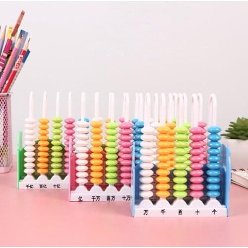 Creative cartoon 5 line counter children learning number puzzle teaching materials equipment student educational toys gift