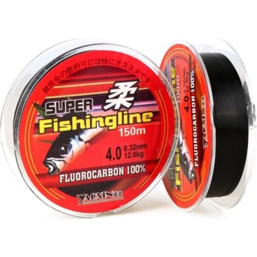100M Nylon Fishing Lines Super Strong Carbon Coated Monofilament Fishing Leader Line Wear-resistant Saltwater 0.4-8 Carp Wire