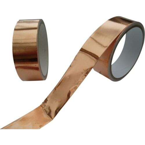 Masking Tape Guitar Pickup Copper Foil 25mm x 25m Shielding Screening Tape Conductive Adhesive