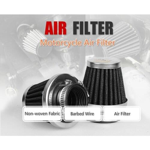 Motorcycle Parts 1 Pair Universal Mushroom Head Air Filter Fit Most Moto 35/39/42/46/48/50/52/54/60MM Two Motorcycle Air Filter