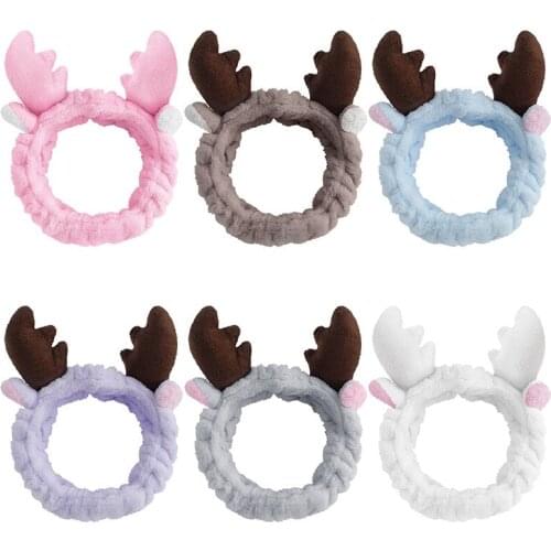 New Antler Hair band Korean Version Of The Cute Christmas Antler Headband Wash Makeup Hair Accessories